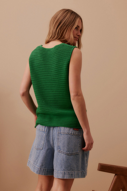 Ceres Life Darcy Relaxed Everyday Short Washed Vintage Blue