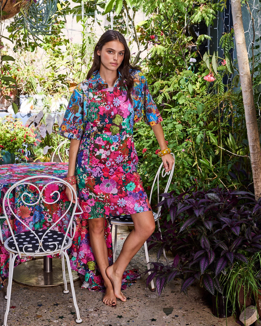 Kip and Co x Romance Was Born Flower Power Pink Apron