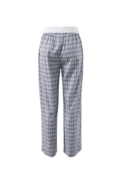 Ceres Life The Lounge Pant - Blue Chocolate Check
