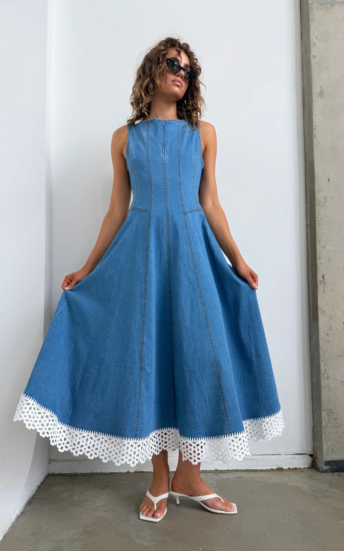 Kinny Indie Dress - Vintage Denim
