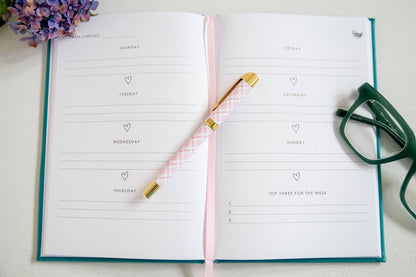 Gratitude Journal - Undated with Soft Vegan Leather Cover