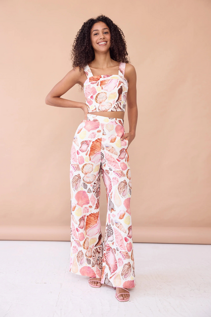 Gem The Label Willow Pants - White Seashell