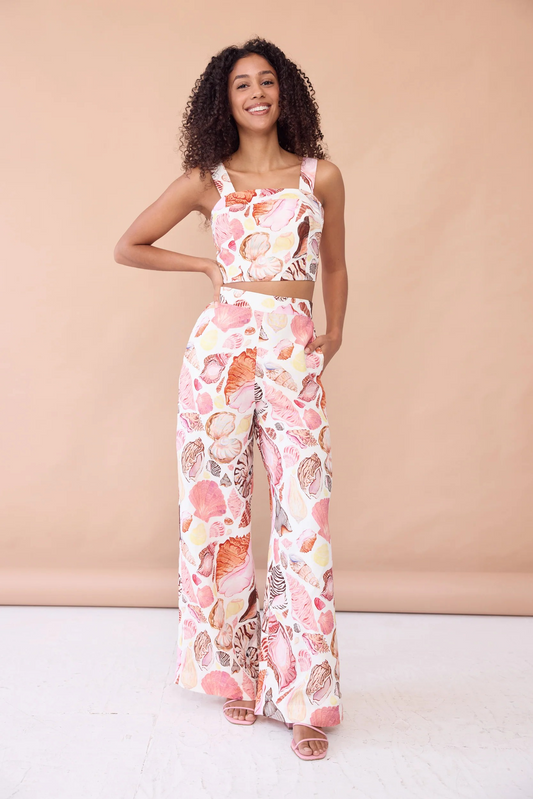 Gem The Label Willow Pants - White Seashell