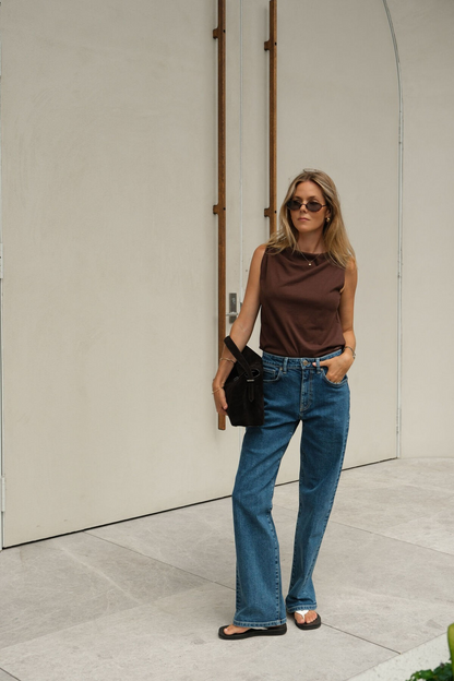 Ceres Life Sydney Straight Leg Jean - Fresh indigo