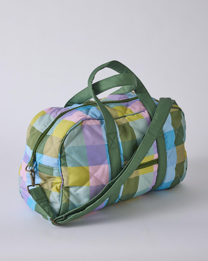 Kip and Co Sorbet Tartan Duffle Bag