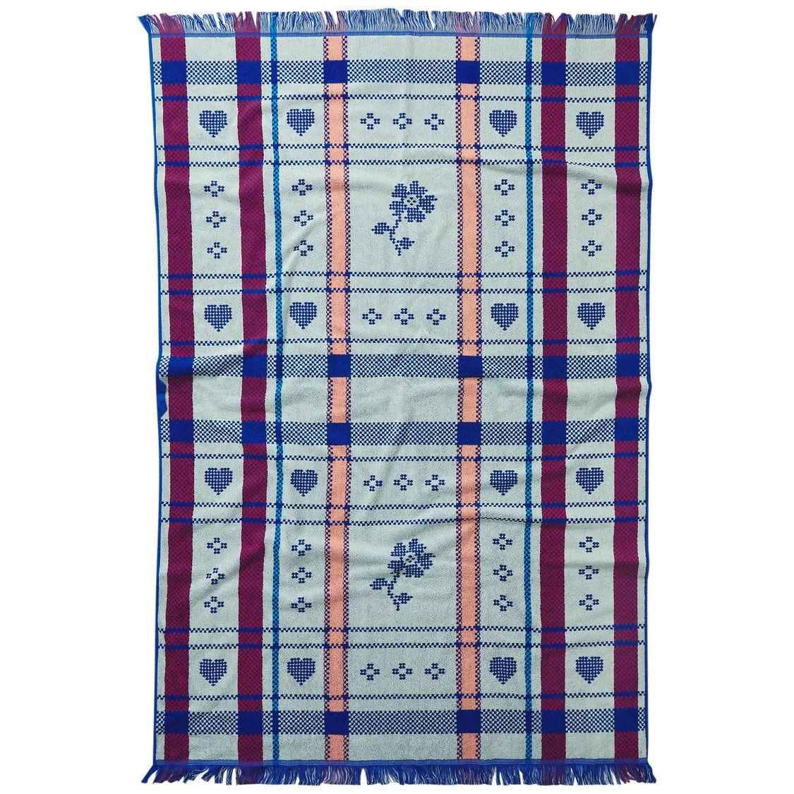Sage & Clare Josephine Bath Sheet - Blue Bell
