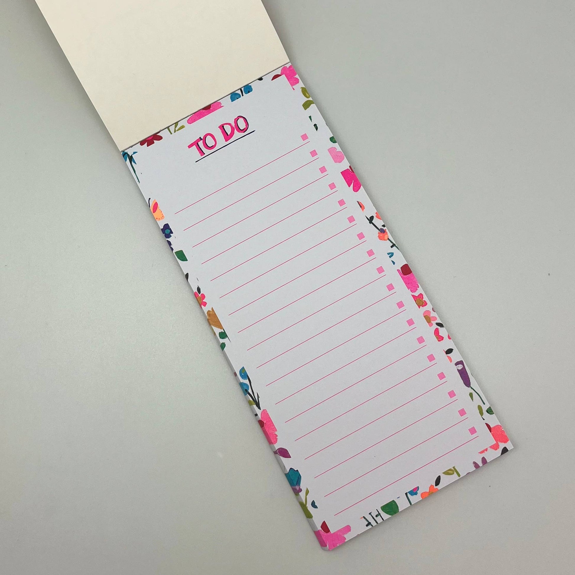 Magnetic List Pad Notes To Do List Flowers Stationery