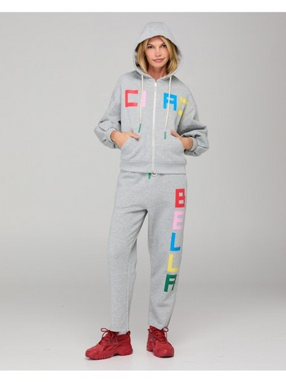 Boom Shankar Bella Track Pant - Grey Marle