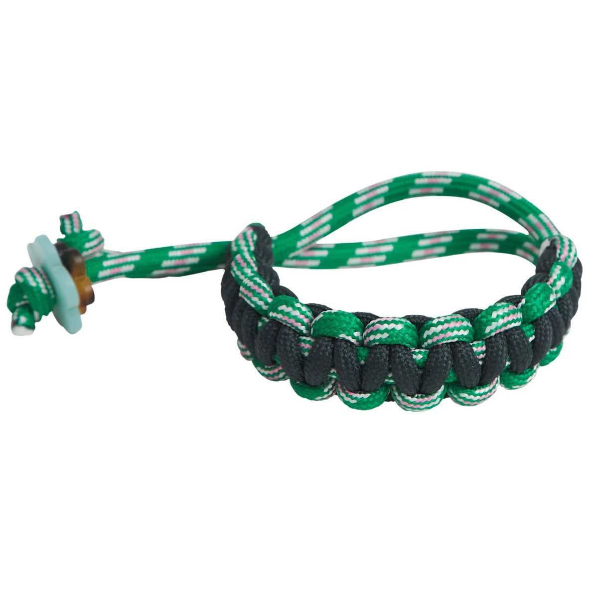 Green multicolour paracord wristbands