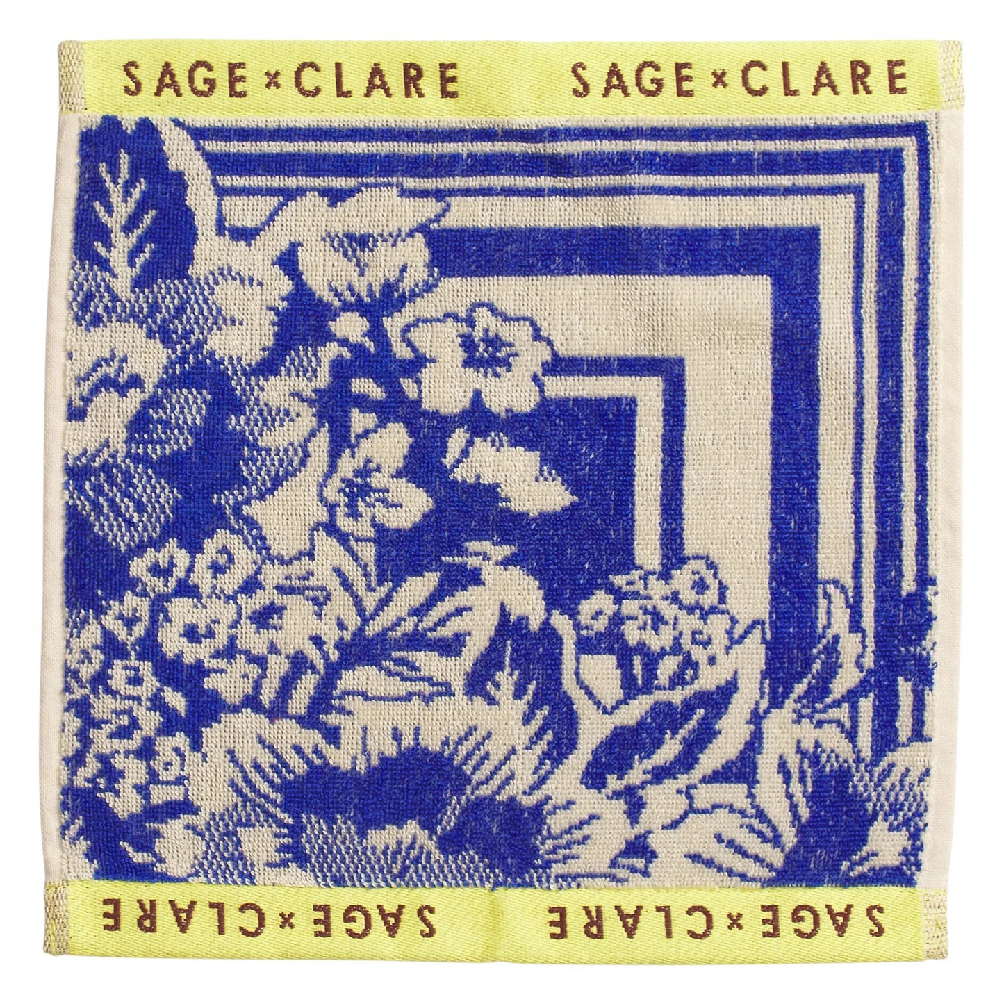 Sage & Clare Eliza Face Washer Set Ultramarine