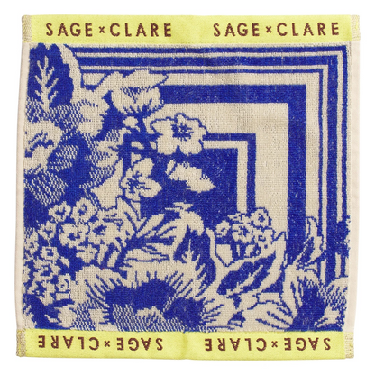 Sage & Clare Eliza Face Washer Set Ultramarine
