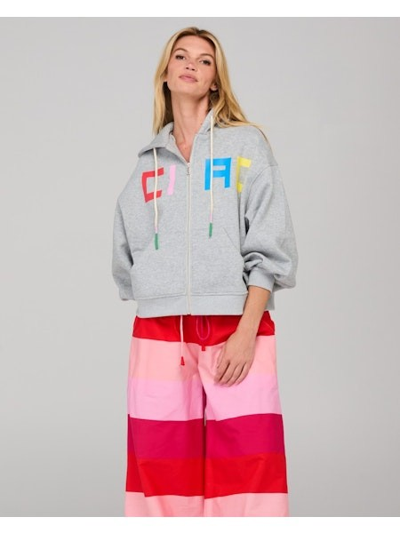 Boom Shankar Ciao Hoodie - Grey Marle