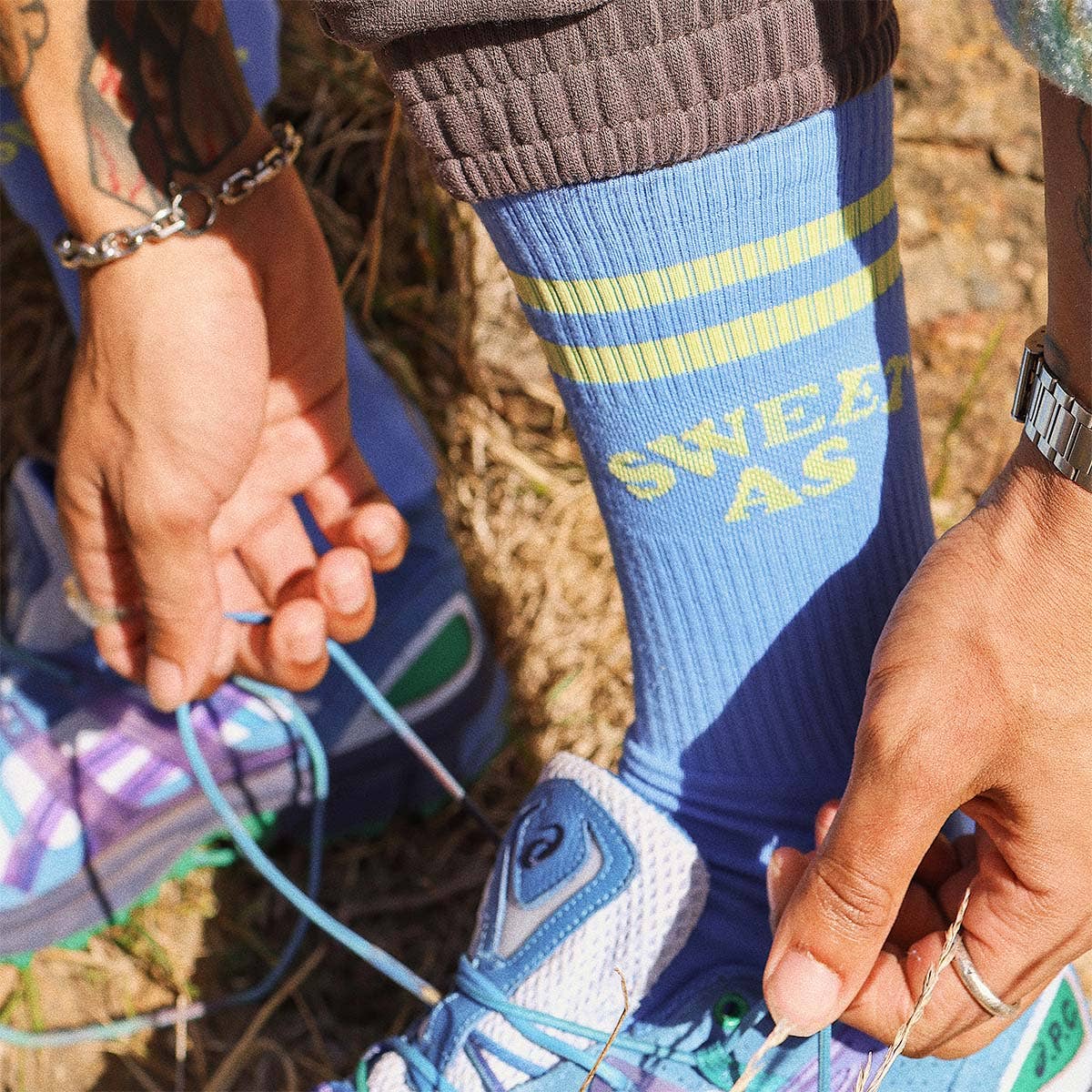 Skwosh Sweet As Socks in Blue: Blue / OS