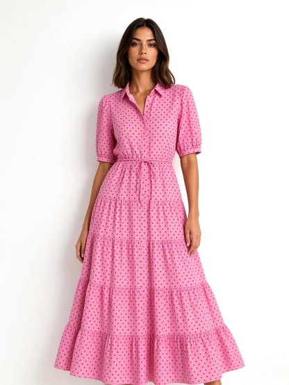 Leoni Australia Jane Dress Pink Square