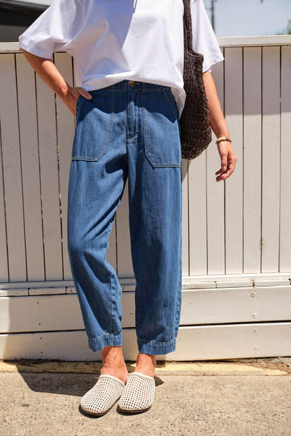 Women’s Summer Weekender Cotton Blend Denim Pants 