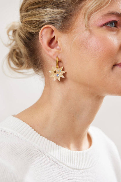 Day Star Earrings - Gold
