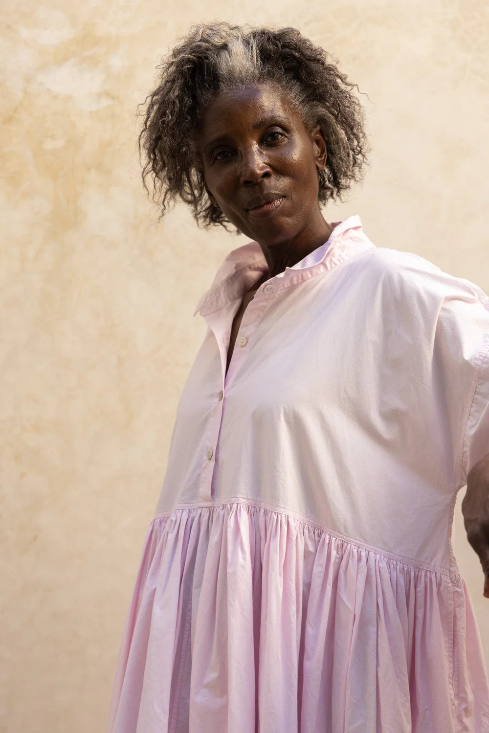 Meg By Design Edith Dress - Cotton Poplin Pink