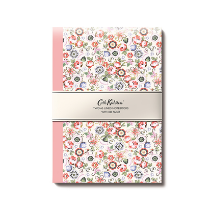 Cath Kidston A5 Notebook Set (2) Soft Pink Stationery