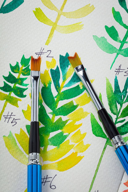 Lordy Dordie Flower Power Travel Paintbrush Set