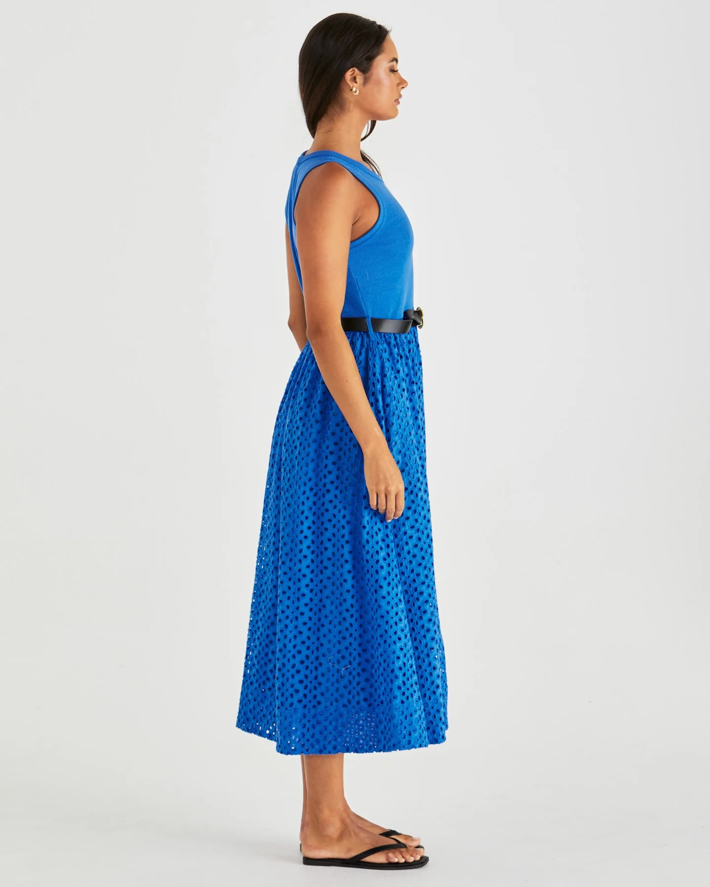 Sass Pattie Dress- Bright Blue