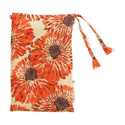 Sage + Clare Isabella Linen Pillowcase Standard Set - Flame