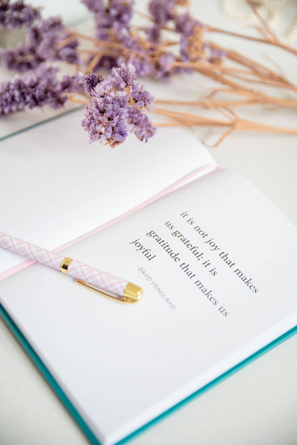 Gratitude Journal - Undated with Soft Vegan Leather Cover