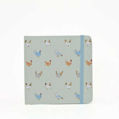 Sophie Allport Password Book Hen Blue Gift Pocket