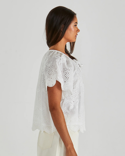 Sass Ani Blouse White