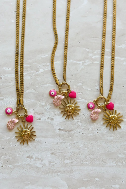 Mosk Melbourne Pink Paradise Necklace