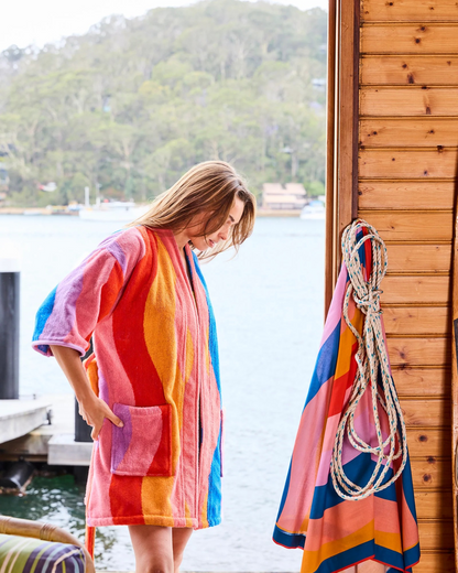Kip and CO Surfs Up Terry Mini Robe