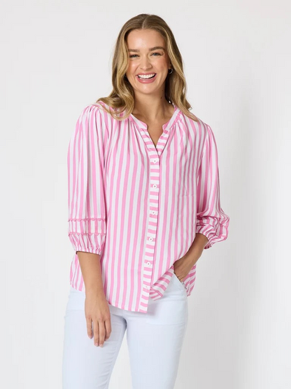 Threadz Montecito Stripe Top - 2 Colours