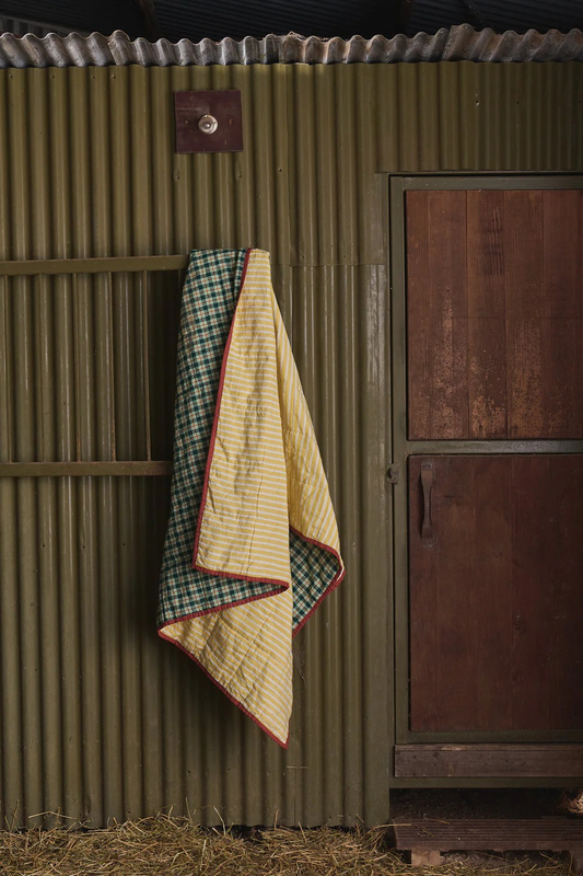 Society Of Wanderers Banksia/Wattle Double Sided King Quilt