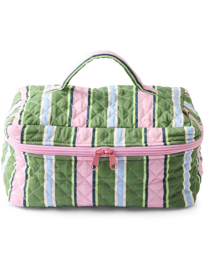 Kip and Co Cactus Stripe Cotton Toiletry Case - One Size