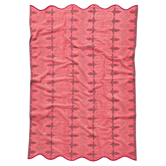 Sage and Clare Esme bath Sheet Hibiscus