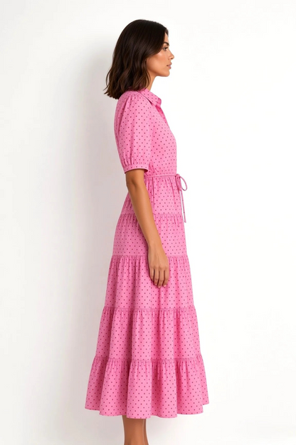 Leoni Australia Jane Dress Pink Square