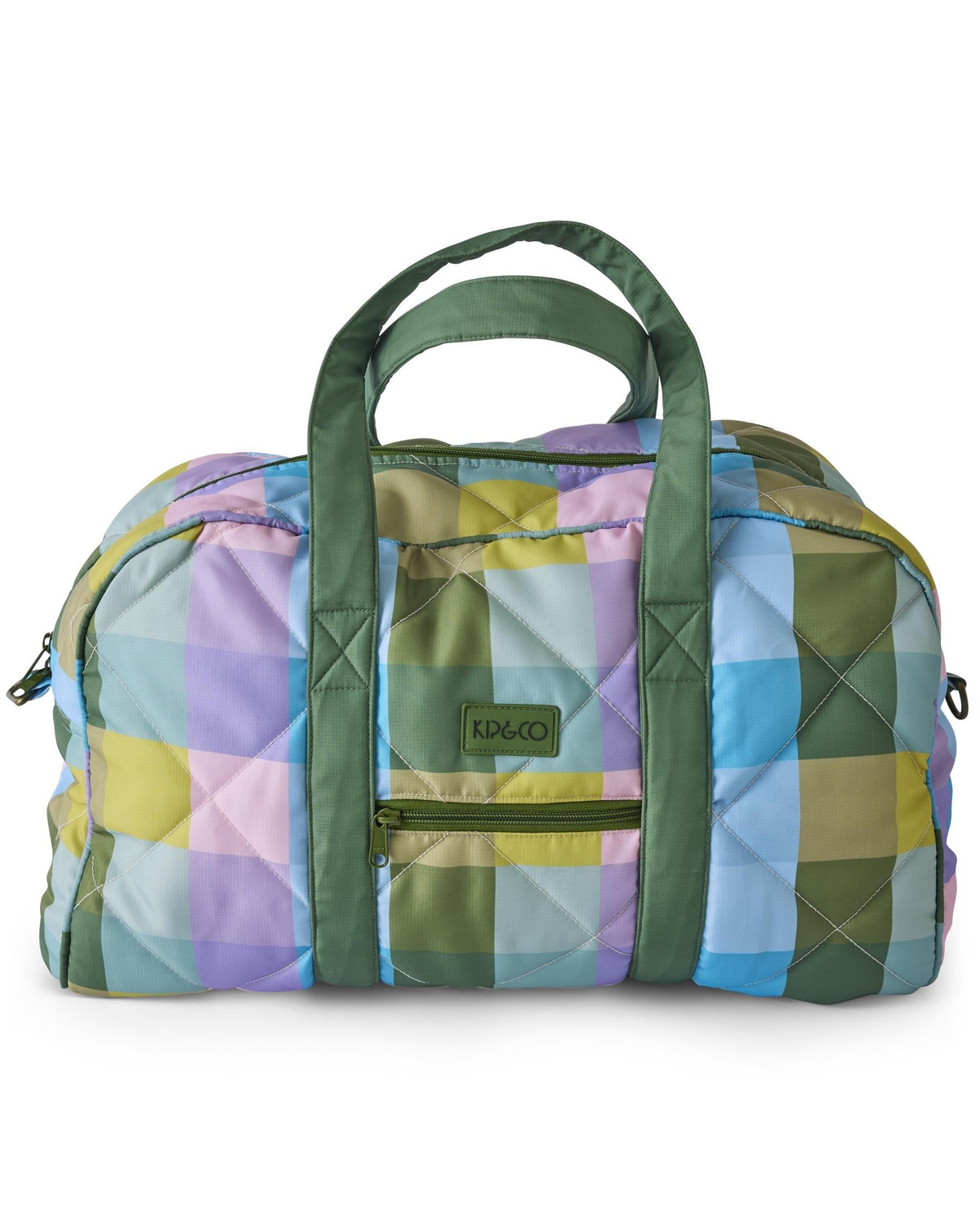 Kip and Co Sorbet Tartan Duffle Bag