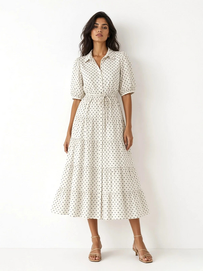 Leoni Australia Jane Dress Navy Square
