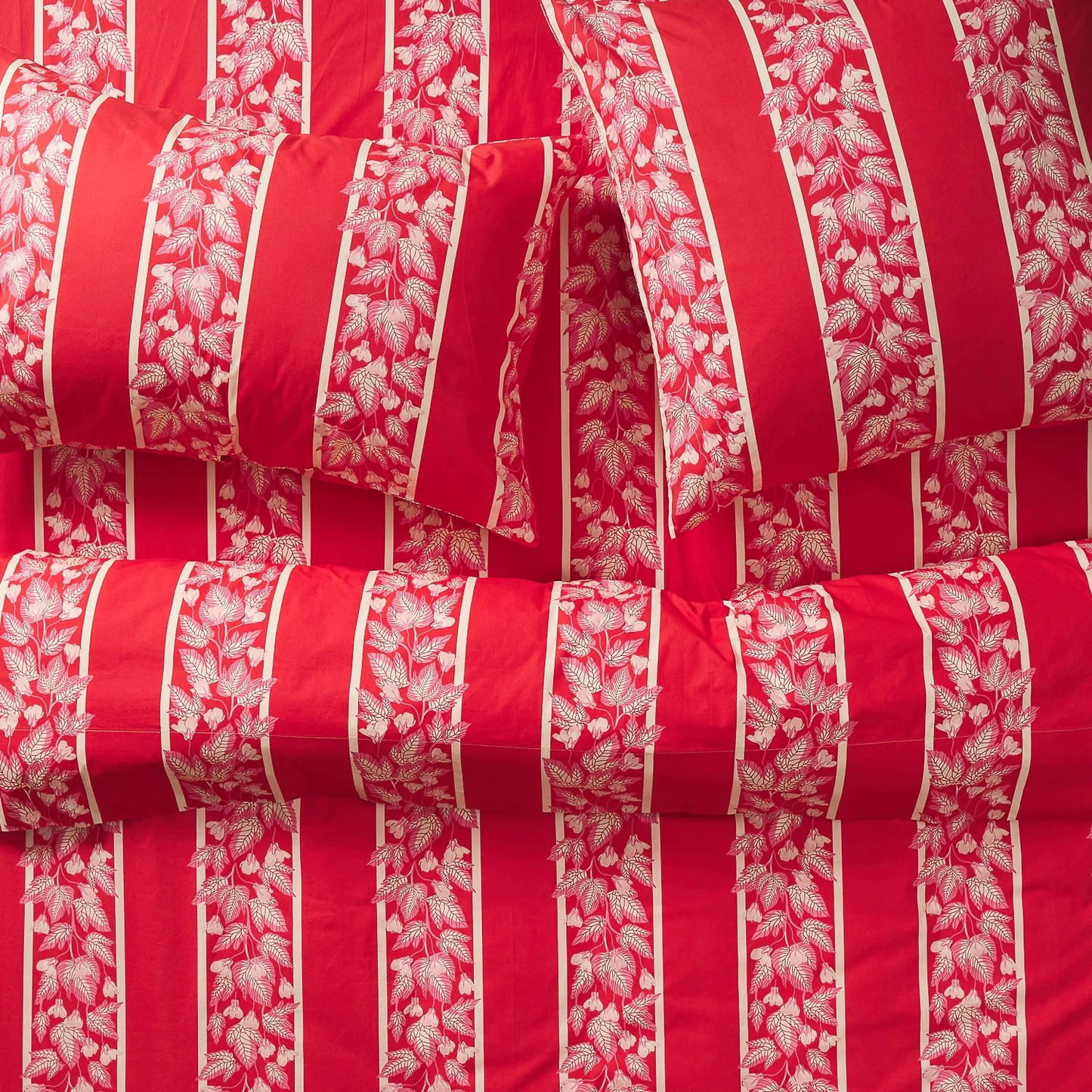 Sage & Clare Agata Cotton Sheets - Vermillion