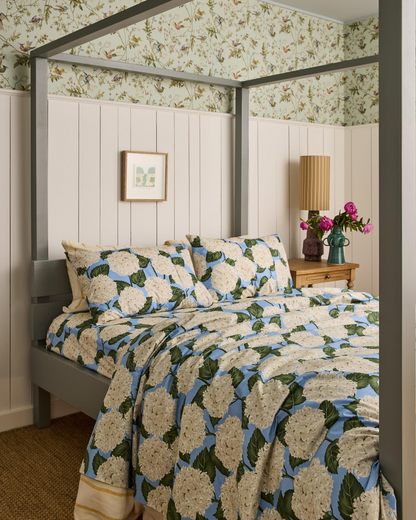 Kip and Co Hydrangea Blue Organic Cotton Bedding