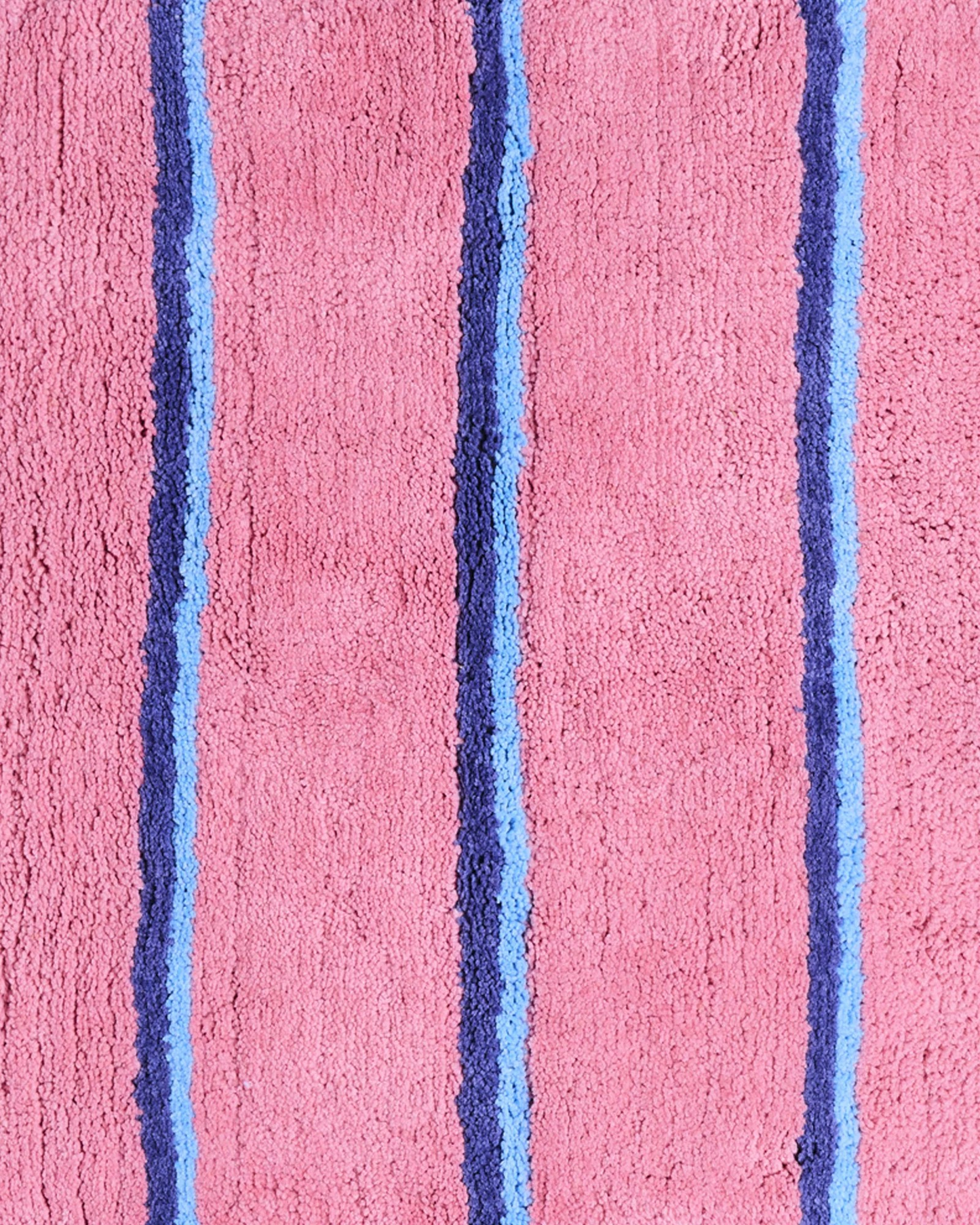 Kip and Co Blushing Stripe Round Bathmat