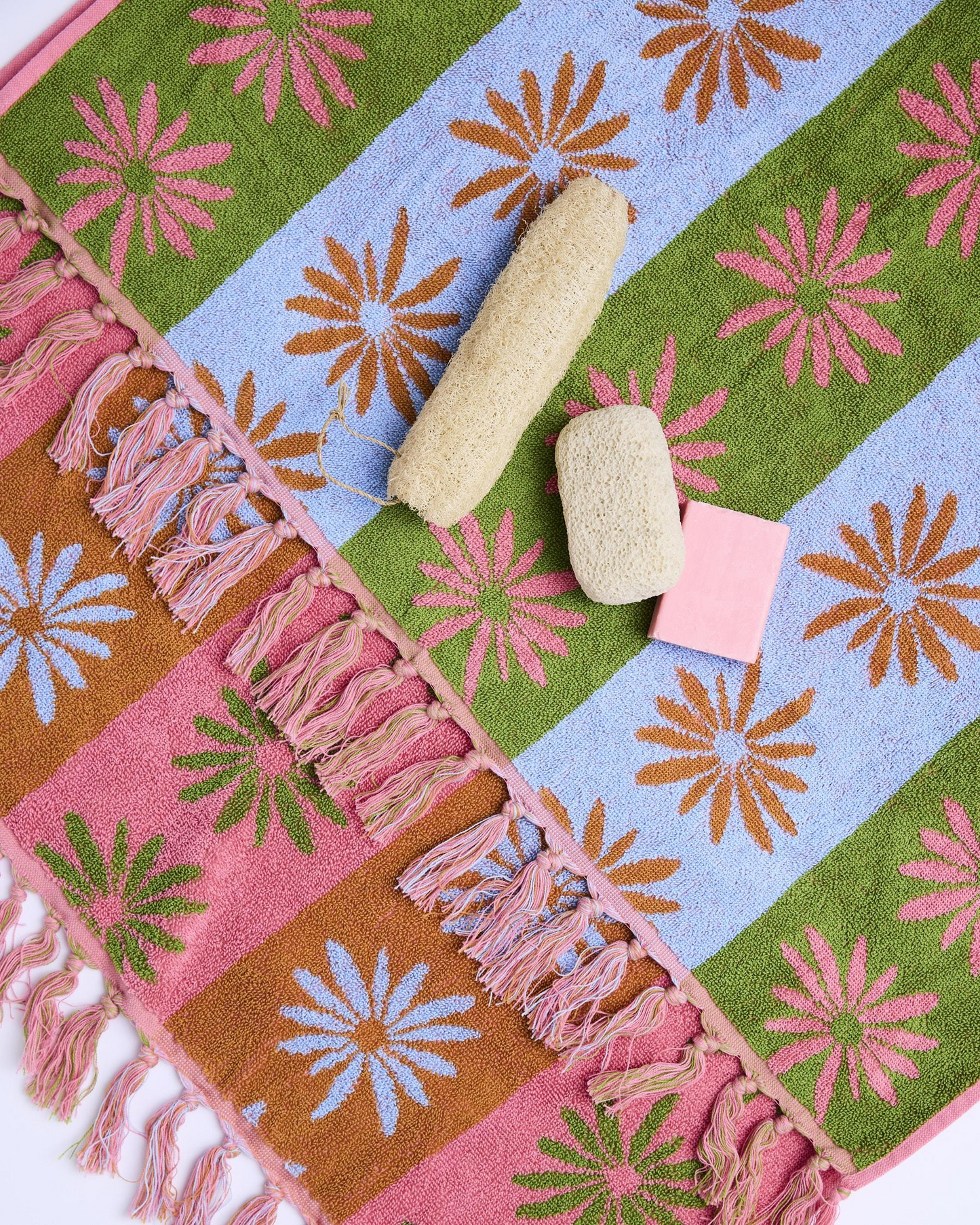 Kip and Co Little Daisy Terry Bath Towel