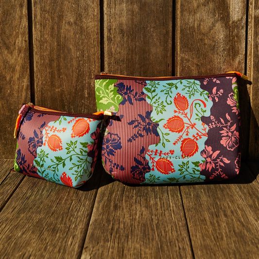 Sage & Clare Leilani Pouch - Garnet