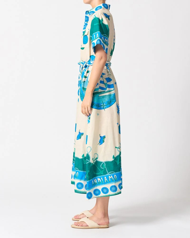 Walnut Melbourne Cannes Dress - Andiamo