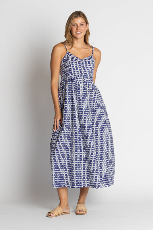 Ibisa Knoxville Sundress - Ocean