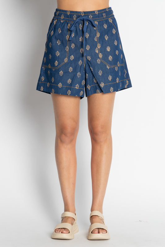 Ibisa Wichita Short - Gold Print