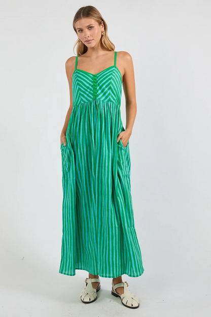 Ibisa Dixie Sundress - Sea