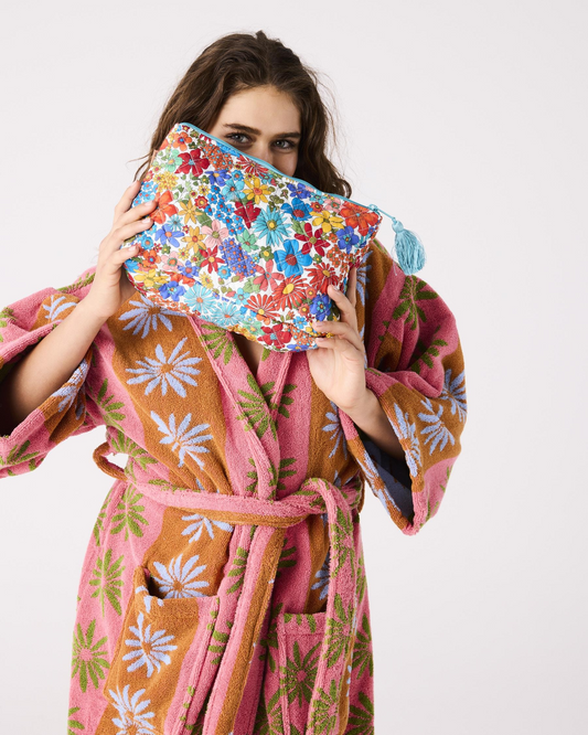 Kip and Co Winter Fields Quilted Cotton Toiletry Purse