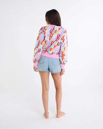 Kip&Co X The Beatles 'All You Need Is Love' Adult Organic Cotton Sweater