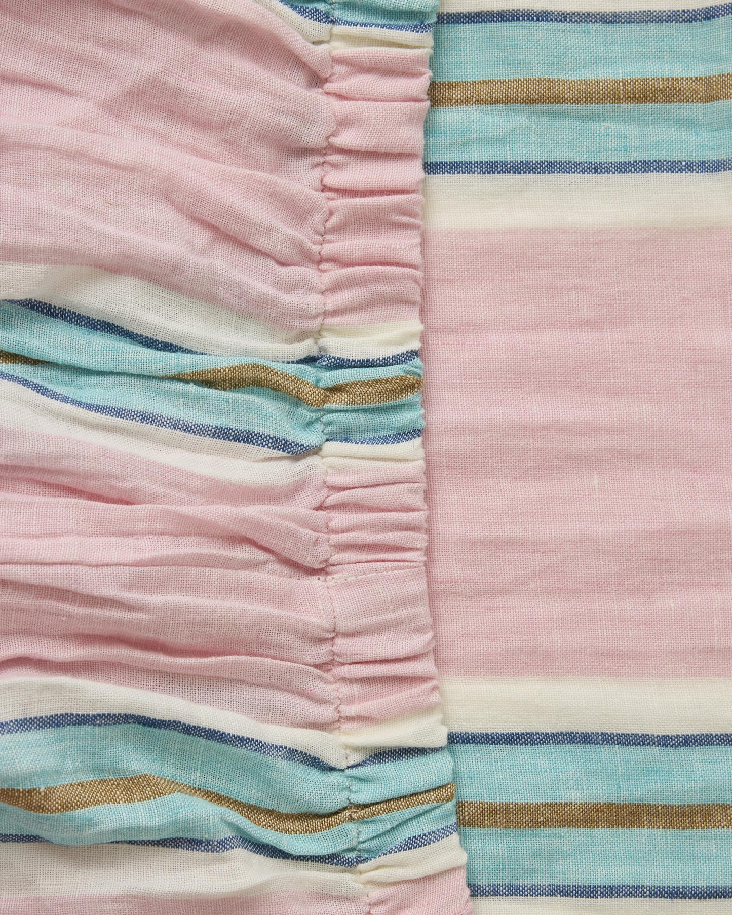 Kip and Co Tickled Pink Stripe Linen Bedding