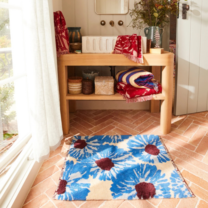 Sage and Clare Isabella Bath Mat Azure